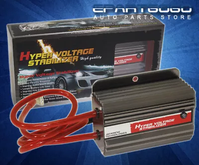 Universal Gunmetal High Efficiency Car Battery Voltage Stabilizer Regulator • $11.99
