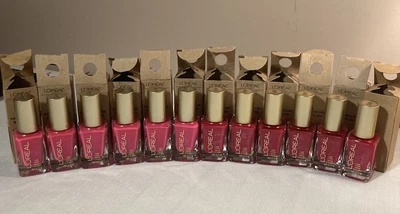 $15 • Buy Bulk Lot Of 12!  L’Oréal Nail Color Polish Red And Hot Pink