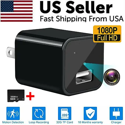 1080P Mini Hidden Spy Camera Wireless IP Home Security 1080P HD Night Vision DVR • $30.99