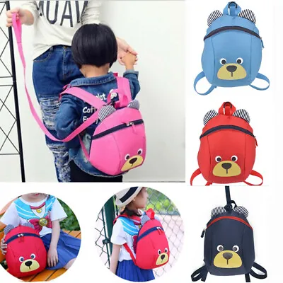 £6.98 • Buy Kids Toddler Baby Walking Safety Harness Backpack Security Strap Bag With Reins