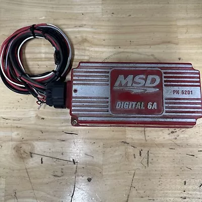 MSD 6201 Digital 6A Ignition Box No RPM Limiter 520-540V Output Free Shipping • $225