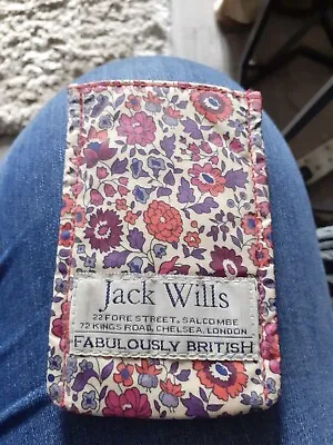 Jack Wills Small Pouch/Card Holder Floral Liberty Art Fabrics  • £7