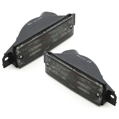 Crystal Smoked Front Turnsignals/ Corner Lights For BMW E30 87-94 Facelift • $37.61