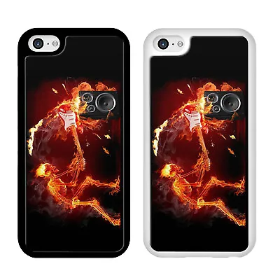 Skeleton Fire Guitar Smash Phone Case For IPhone • £4.25