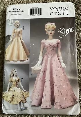 Vogue Craft Pattern 7290 For Gene And 15 1/2 Inch Fashion Dolls UNCUT • $6.99