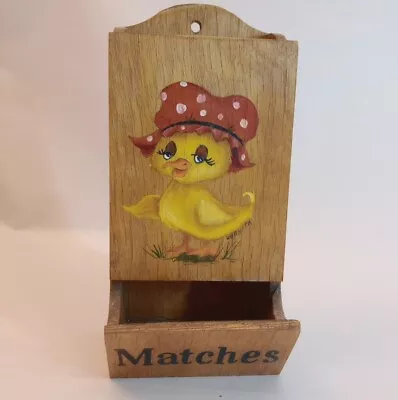 Match Box Wall Hanging Dispenser Vintage • $19.95