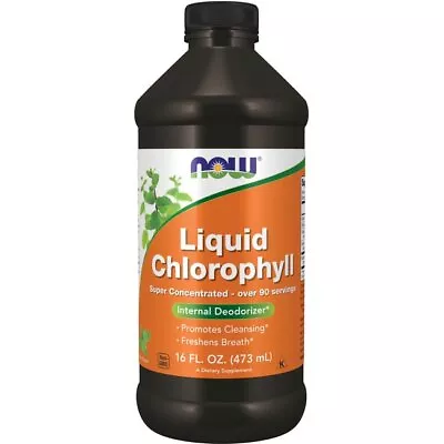 NOW Foods Liquid Chlorophyll - Mint 16 Fl Oz Liq • $19.35