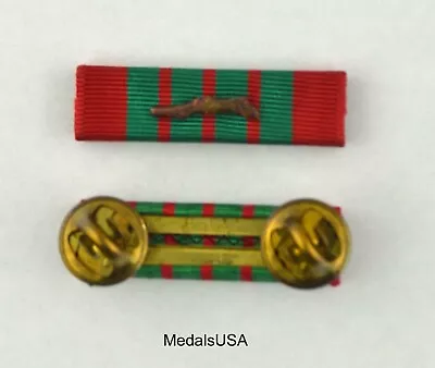 French CROIX De GUERRE RIBBON BAR With PALM  - WWII WW2 WAR CROSS MEDAL • $14.95