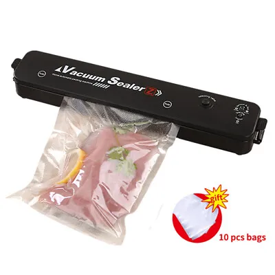 $22.90 • Buy Vacuum Sealer Packaging Machine With Free 10pcs Vacuum Bags 220V/110V Food Seal