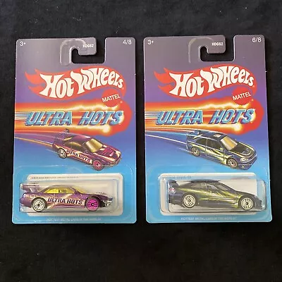 2023 Hot Wheels Ultra Hots Lot Of (2) Nissan Silvia (S14) Drift & Honda Civic S • $10