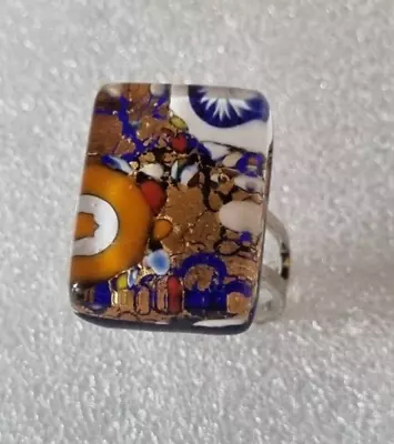 Italy Ring Murano Glass • $10.44