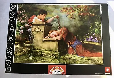 Complete Stunning Educa 8000 Piece Jigsaw Puzzle ‘while She Was Sleeping’ Oop • £69.99