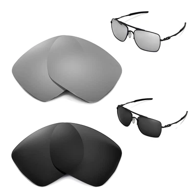 £35.28 • Buy Walleva Polarized Black +Titanium Replacement Lenses For Oakley Deviation