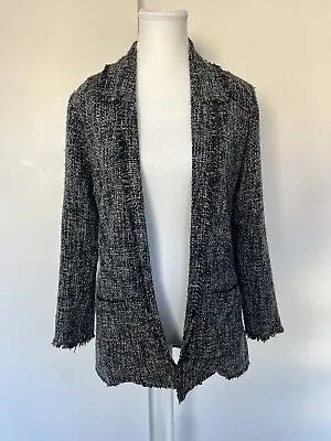 Tigerlily Jacket Women 8 Black & White Blazer ItemSS • $59.99