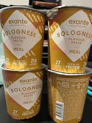 £24.99 • Buy 12 Exante Meal Replacement Bolognaise Pasta Pot