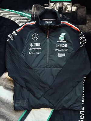 Mercedes AMG Petronas Tommy Hilfiger 2024 Team Issue Zip Jumper Sweater Size L • £107