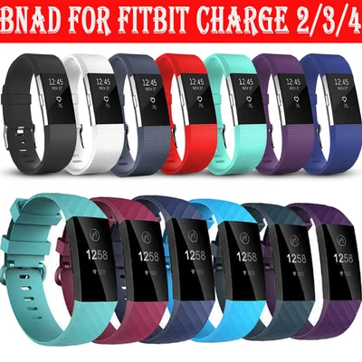 $9.99 • Buy Fitbit Charge 2/3/4 Various Wristband Replacement Sportband Watch Strap Bracelet