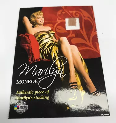 2007 Breygent Shaw Family Archive Marilyn Monroe Authentic Memorabilia Card Me2 • $100