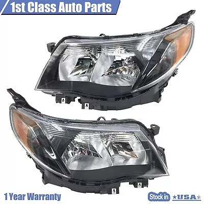 Headlights Left & Right Side LH RH Fits 2009-2013 Subaru Forester 84001SC061 • $155.95