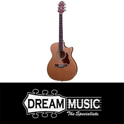 Crafter TE 7/N OM Acoustic Electric Guitar - SAVE $180 OFF RRP$699!  • $519