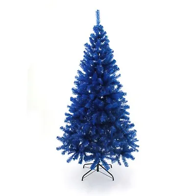 PVC Artificial Xmas Christmas Tree Unlit Multiple Colors Holiday Silver Tinsel • $59.99