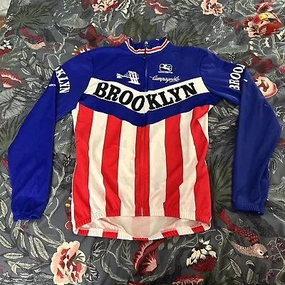 $45 • Buy Giordana Cycling Jersey Brooklyn Campagnolo Size M, Full Zip, Fleeced,