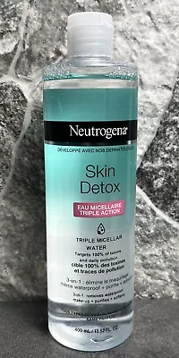 Neutrogena Skin Detox Triple Micellar Water Targets 100% Of Toxins 400 ML • $12