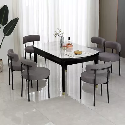 Kitchen Chairs Mid-Century Modern Dining Chairs Set Of 6 Kitchen Dining Room • $405.89