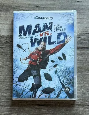 Man Vs. Wild Fifth Season 5 Bear Grylls (2-DVD Set 2011) Discovery Rare NEW OOP • $35.95