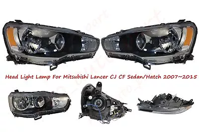 $245.49 • Buy AU Pair LH+RH Head Light Lamp For Mitsubishi Lancer CJ CF Sedan/Hatch 2007~2015