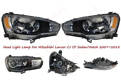 AU Pair LH+RH Head Light Lamp For Mitsubishi Lancer CJ CF Sedan/Hatch 2007~2015 • $226.99