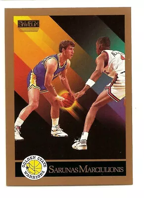 Sarunas Marciulionis 1990 SkyBox #97 NM/MT Golden State Warriors RC Rookie • $1.38