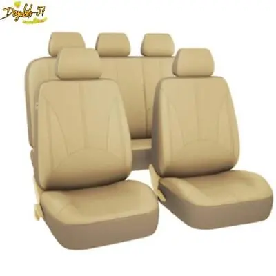 9 Pcs PU Leather Car SUV Seat Covers For Front & Rear Interior Accessories • $50.06