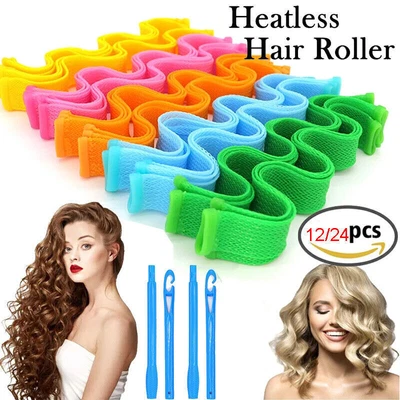 £5.90 • Buy Wave Spiral Curls Household Magic Hair Curlers Heatless No Heat DIY Styling Tool