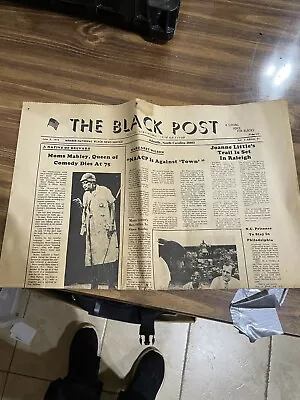 The Black Post African American Newspaper Moms Mabley Heritage Asheville NC • $99.99