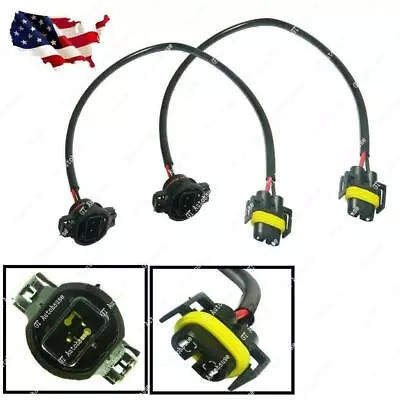 5202 Male To H11 Female Adapters Pigtail Socket Wires Plugs Conversion Harness • $9.98