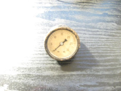 $24.99 • Buy Vintage Marsh Instrument Co. Vacuum Gauge 0 - 30 -2 1/4'' Wide - Steampunk