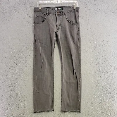 Matix Jeans Mens 28 Gray Bootcut Button Fly Mike Mo Capaldi Skateboarding Denim • $7.18