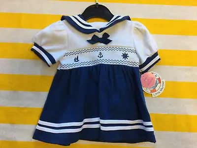 3-6 Months Little Mariner Dress Sailor Style New With Tags • £12