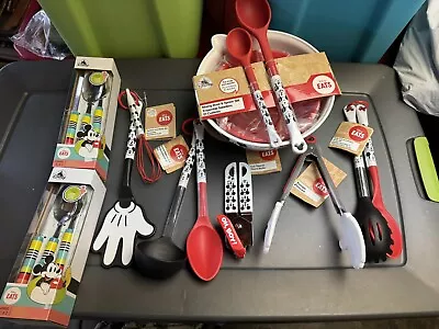 Disney Eats Mickey Mouse Kitchen Utensils And Bowls Lot NEW • $149.99