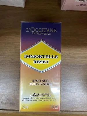 L’OCCITANE Immortelle Overnight Reset Serum - 1oz 6969 • $53.99