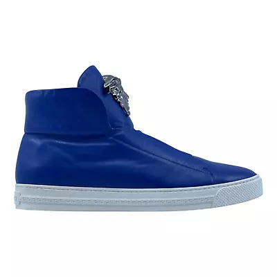 Versace Men's Hi-Top Sneaker W/Medusa Head DSU5181-DV3NG Blue - BRAND NEW IN BOX • $399