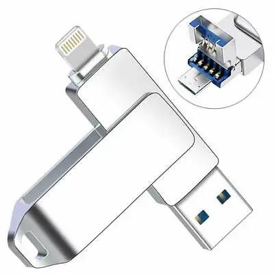 2TB USB 3.0 Flash Drive Memory Stick OTG For IPhone IPad 16/32/64/128/256/512GB • $9.49