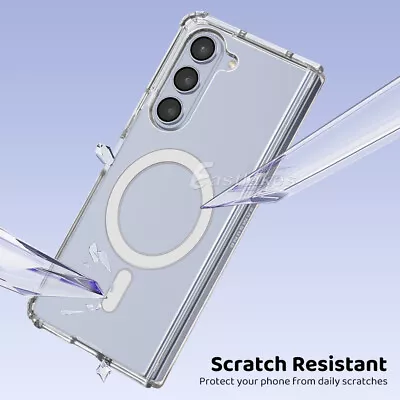 For Samsung Galaxy Z Flip Fold 5 Clear Case Shockproof Transparent Cover Protect • $11.99