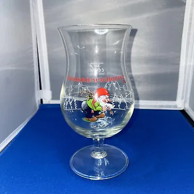 Brasserie D’Achouffe La Chouffe 33CL Belgian Tulip Beer Glass Gnome Snow Scene • $24