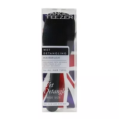 NEW Tangle Teezer The Wet Detangling Hair Brush - # Black Gloss (Large Size) 1pc • $37.35