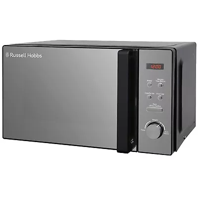 Russell Hobbs Black Microwave RHM2076B 20 Litre 800W Digital With 5 Power Levels • £89