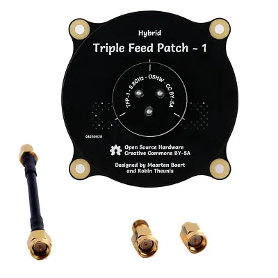 5.8G Triple Feed Patch SMA Male Circular Polarized Receiver Antenna RHCP LHCP • $13.98