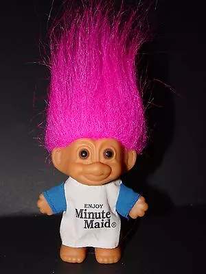 Troll Doll 3  Russ Enjoy Minute Maid Purple Hair • $7.99