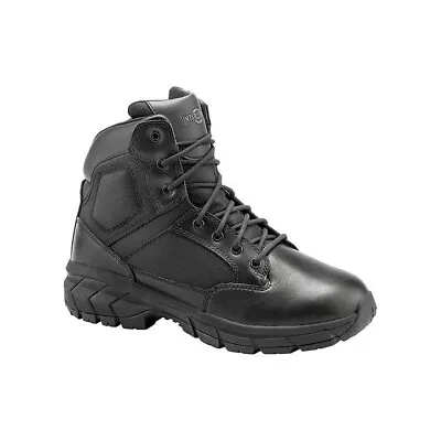 INTERCEPTOR - SIZE: 6 - Leather Litefast 6  Soft Toe Zipper Tactical Boots -NEW! • $26.09